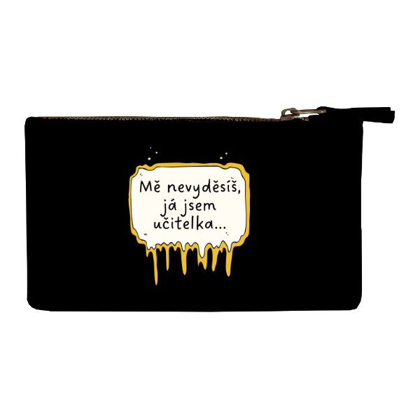 Kosmetická taška s potiskem Kosmetická taštička pro statečné učitelky